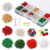 2021 New Christmas Combination 10 Grid Set DIY Christmas Small Rice-Shaped Beads Pendant Earrings Beads of Necklace Material Package