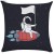 Nordic Ins Cartoon Astronaut Cushion Pillow Cover Double-Sided Black Universe Star Spaceship Student Bedside Waist Pillow