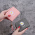 2021 New Wallet Leather Card Bag Lady's Wallet Short Cute Mini Purse Female Korean Wholesale Customization
