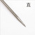 High Quality Crochet Hook Straight Needle Stainless Steel Handmade DIY Leather Double Gourd Tip Wooden Handle Awl