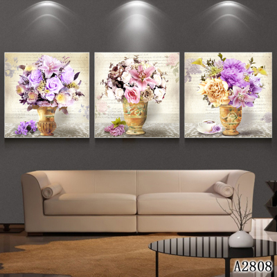 Flower Vase Seascape Cloth Painting Landscape Oil Painting Decorative Painting Photo Frame Bedroom Mural Flower Painting Entrance Painting