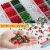 24 Grid Christmas Small Rice-Shaped Beads Pendant Set DIY Ornament Bracelet String Beads Earrings Christmas Ornament Material Package Hot Sale