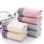 Pure Cotton Towel Exquisite Thick Fresh Elegant Edge Covered Plaid Face Towel Strong Absorbent Couple Towel Edge Plaid