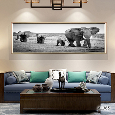 Elk Elephant Sofa Painting Bedside Canvas Painting Oil Painting Decorative Painting Photo Frame Mural Animal Hanging Painting Entrance Painting