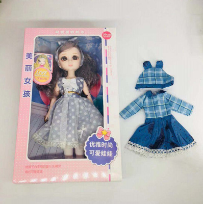 Internet Celebrity Lolita Cute Baby 30cm Barabi Princess Boxed Dress-up Fashion Doll Girl Children's Day Gift