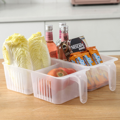 Household Refrigerator Refrigerated Food Storage Box Kitchen Sundries Plastic Box Transparent Storage Box