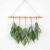 Nordic Style 3D Window Home Decoration Eucalyptus Zamioculcas Leaves Eucalyptus Leaves Wall Hanging Simulation Plant