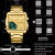 Boamigo Sports Army Style Watch Men's Double Display 3 Time Zone Electronic Steel Watch Fashion Sport Watch