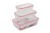 3-piece Plastic Food Storage Container  Plastic Preservatio