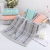 Pure Cotton Towel Absorbent Lint-Free Wholesale Soft Bath Face Washing Towel Wipe Hair Adult Men and Women Gray and White Stripes