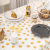 Gold Mottled Printed Tablecloth Irregular Dot Bronzing Tablecloth Nordic Simple Dining Table Tablecloth Coffee Table Cover Towel