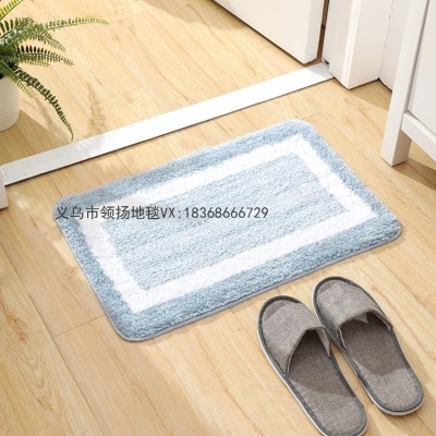 New Bathroom Absorbent Floor Mat Bathroom Anti-Slip Mats Toilet Door Mat Doormat Bedroom Carpet