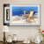 Seascape Cloth Painting Landscape Oil Painting Decorative Painting Photo Frame Decoration Craft Mural Restaurant Paintings Decorative Calligraphy and Painting Hanging Painting