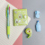 New Stationery Set Avocado Retractable Ballpoint Pen Notebook Fluorescent Pen Stickers Four-Piece School Supplies Gift
