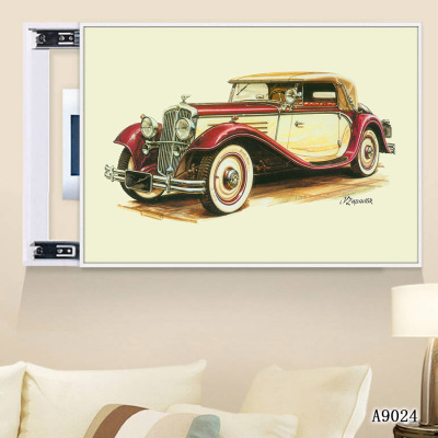 Car Cloth Painting Landscape Oil Painting Decorative Painting Photo Frame Decoration Craft Mural Restaurant Paintings Decorative Calligraphy and Painting Hanging Painting