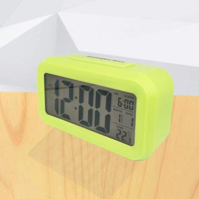 Luminous Smart Clock Lazy Snooze Alarm Clock Photosensitive Electronic Mute Alarm Clock Temperature Version Smart Clock