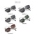 2021 New Cross-Border Double Beam Metal Toe Cap Guard Mirror High Nickel Fashion Polarized Sunglasses Dual-Use Myopic Sunglasses Men