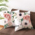 Valentine's Day Pillow Cover Gift Love Rose Flower Sofa Cushion Peach Skin Fabric Pillowcase Amazon Cross-Border Home