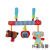 Baby Soothing Plush Trolley-Hanging Baby Animal Rattle Cross Bar Crib Hanging