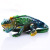 Vintage Lizard Alloy Ornaments Jewelry Box Metal Crafts Home Decoration Enamel Jewelry Box Dripping Oil with Diamond