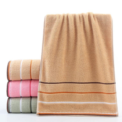 Towel Face Washing Adult Pure Cotton Towel Household Face Cleaning Shower Men and Women Absorbent Face Towel Lint-Free Batch Color Stripes