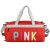 2021 New Pink Letter Towel Embroidery Travel Bag Short Distance Luggage Bag Dry Wet Separation Sports Fitness Yoga Bag