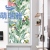 Glass Paster Green Plant Kitchen Balcony Door Stickers Bathroom Window Shop Window Decoration 3D Window Flower