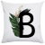 Nordic Plant Green Leaf English Letter Sofa Double-Sided Pillow Pillow Cushion Cover Cushion Cover