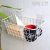 Kitchen Wrought Iron Hanging Basket, Storage Box Punch-Free Wall Hanging Wholesale Desktop Bathroom Bathroom Storage Rack