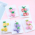 Korean Style Little Girl's Colorful Quicksand Transparent Fruit Barrettes Does Not Hurt Hair Full Bag Cute Girl's Hairpin Suit