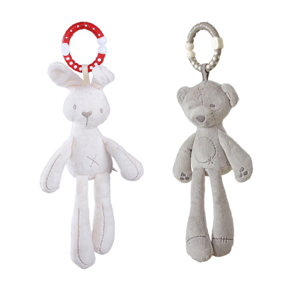 Baby Pendant Rabbit/Bear Wind Chimes Crib Hanging Ringing Bell Comforter Toys Early Education Toys