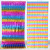 New Colorful Square Tinsel Curtain Background Wall Party Decoration Rain Silk Door Curtain Square Tinsel Curtain Holiday Party