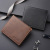 New Short Wallet Men's Vintage Wallet Hinge Multiple Card Slots Zipper Card Holder Cross-Border Hot Selling