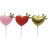 New Gold-Plated Crown Heart-Shaped Candle Surprise Party Supplies Birthday Cake Decorations