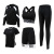 Yoga Clothes New Large Size Autumn and Winter Five-Piece Suit Morning Running Korean Gym Quick-Drying Sports Suit Female Fashion