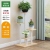 Balcony Iron Flower Rack Living Room Decoration Jardiniere Green Radish Floor Flower Stand Indoor Multi-Layer Steel and Wood Storage Rack