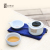 Lubao Ceramic Tea Set Spring and Autumn Hand Wash Quick Cup Travel Tea Ware Home One Pot One Cup with Tea Filter Easy-to-Use Teapot