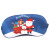 Cross-Border Christmas Eye Mask Cartoon Sleep Logo Hot Compress Ice Eyeshade Digital Printing Elk Shading Eye Shield