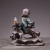 Creative Purple Sand Little Monk Backflow Incense Burner Incense Burner Incense Holder Sandalwood Tower Incense Burner Home Ceramic Crafts Ornaments