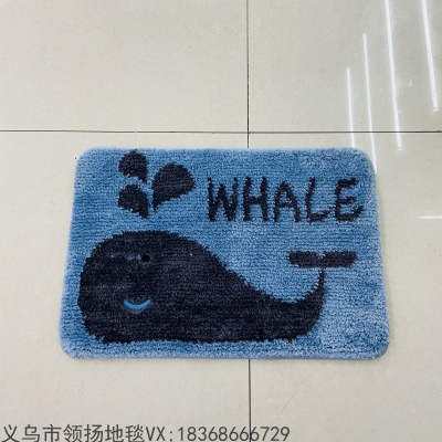 Carmeng Toilet Floor Mat Doorway Absorbent Foot Mat Entrance Home Use Carpet Quick-Drying Toilet Bathroom Non-Slip Mats