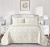 European Home Textile Yarn-Dyed PolyCotton Three-Piece Set two-Side Jacquard Bedding Bedspread Thin quilt king queen