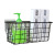 Japanese-Style Zakka Iron Storage Basket Creative Home Punch-Free Wall-Mounted Kitchen Finishing Bathroom Iron Storage Racks