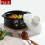 Ceramic Pot King Cooking Pot Ceramic Casserole Straight Earthen Jar Soup and Porridge High Temperature Resistant Stew Pot Stone Pot Internet Celebrity Casserole