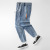 One Piece Dropshipping Spring and Autumn New Harem Jeans Men's Elastic Waist Ankle-Tied Loose Elastic Sports Pants Overalls