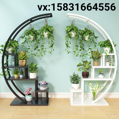 New Living Room Home Flower Rack Single Multi-Layer Indoor Special Offer Space Saving Balcony Rack Wrought Iron Jardinie
