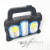 Factory Direct Sales Plastic Cob Work Light Solar Charging Flashlight Multi-Lamp Portable Lamp