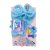 Barrettes New Children's Princess Elsa Gift Box Hair Accessories Frozen Bow 10 PCs Set HTT