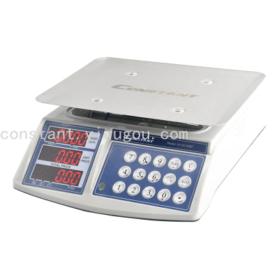[Constant-546F] Electronic Pricing Scale Siamese Scale LED Display Crystal Button Commercial Vegetable Weighing
