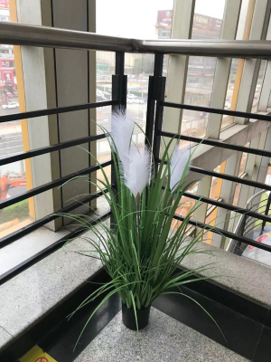 Factory shop simulation plant potted reed onion grass home soft decoration green floral flower ornaments