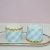 Blue Plaid Machine Production Cup Cake Cup 6 * 5.5cm 50 Pcs/Strip